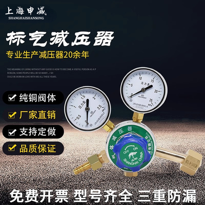 标气减压阀混合气体减压阀通用减压表多种标准气体减压器厂W21.8