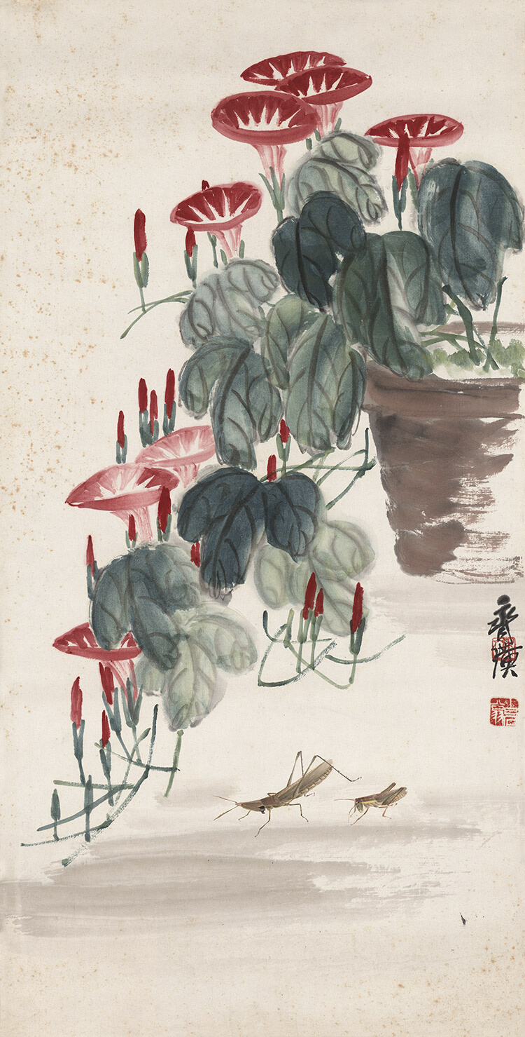 22齐白石国画花鸟水墨写意画临摹y画稿艺术微喷复制画仿古画装饰