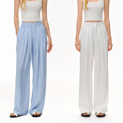 CLIMAXVISION度假风轻薄长裤