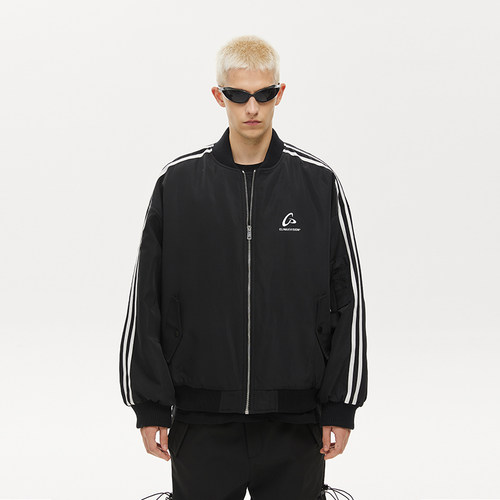 CLIMAXVISION飞盘印花夹克棉衣