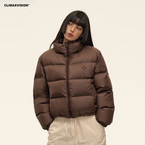 CLIMAXVISION刺绣l短款羽绒服