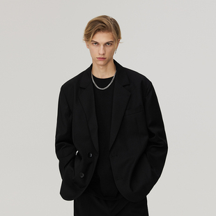 简约纯色单排扣垂感休闲西装 高级定制 外套潮牌 VISION CLIMAX