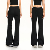 CLIMAX 显瘦弹力空气层微喇竹竿腿精休闲裤 VISION立体宽腰头 修身