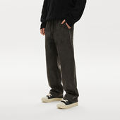 CLIMAX 宽松直筒裤 VISION一条过冬加绒厚款 仿麂皮绒保暖休闲裤