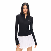 CLIMAX T恤 长袖 VISION柔软亲肤十字花刺绣修身 显瘦双拉链休闲开衫