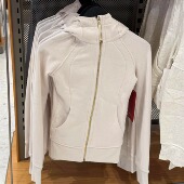 lululemon 金标运动外套卫衣 连帽拉链女款 露露乐蒙2026年冬季 修身
