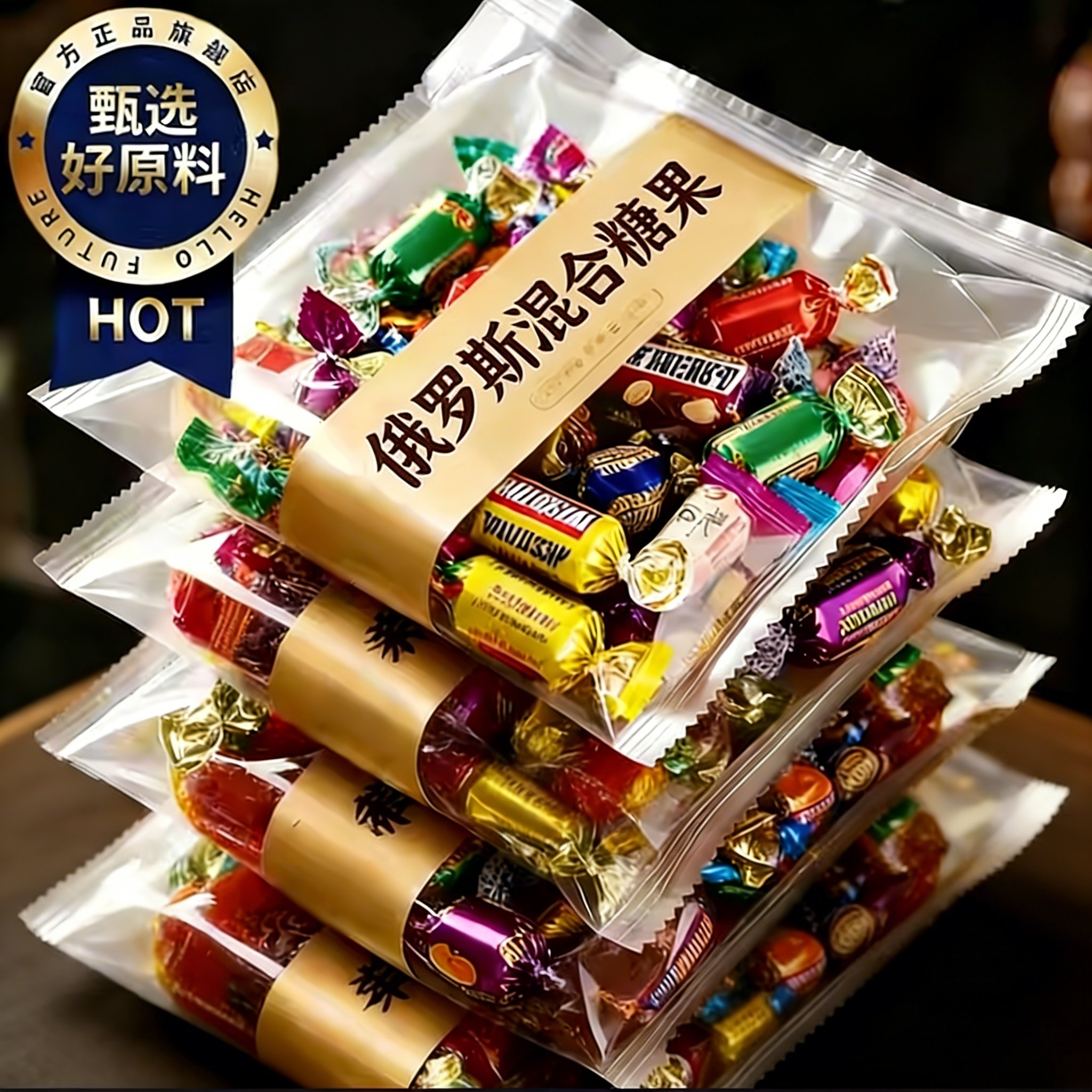 高端进口！俄罗斯糖果原装进口官方旗舰店混合巧克力过年年货零食,零食/坚果/特产,传统糖果,淘宝优惠券,粉丝福利购,淘宝优惠卷