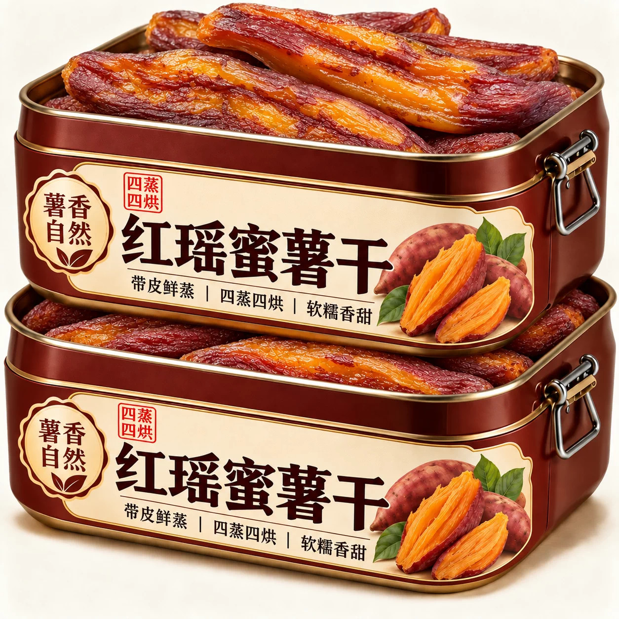 红瑶蜜薯干官方旗舰店农家自制烤红薯干倒蒸自晒地瓜干独立包装