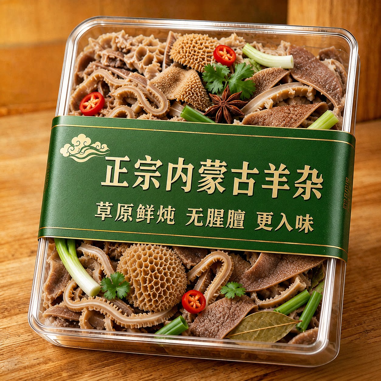内蒙古羊杂官方旗舰店现做新鲜羊杂全套开袋加热即食半成品羊杂汤