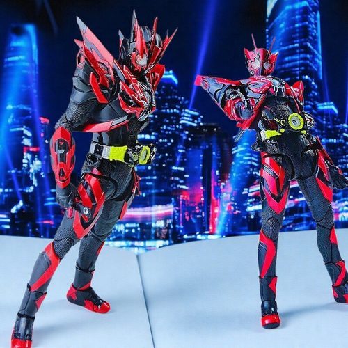 假面机甲骑士手办创骑空我地狱蝗虫獠牙王牌可动人偶礼盒儿童玩具