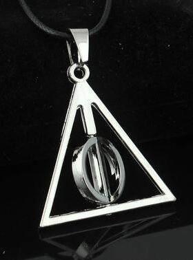 Triangle Necklace The Deathly Hallows Pendant Action Toy Fig