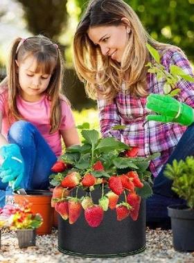 15 Gallon Grow Bags Reusable Non-woven Plant Fabric Pots