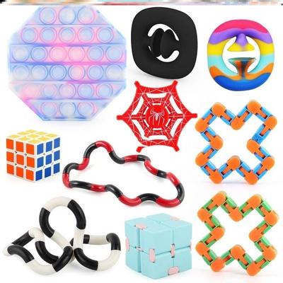 Anti Stress Fidget Toys Finger Figet Spiner Popit Pop 玩具