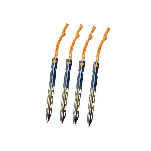 4Pcs Camping Tent Nails Unbreakable Aluminum Alloy Generic