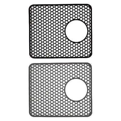 Kitchen Sink Mat Countertop Mat with Center Hole Reusable