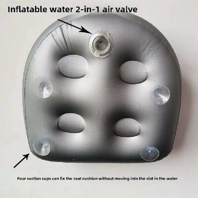 Inflatable Spa Booster Seat Mat Chair for a Comfortable Tub