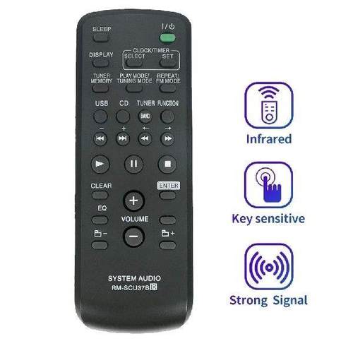 Replace Remote RM-SCU37B for Sony Mini HI-FI Component