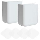 for Box Organizer Adhesive 2pcs Wall Mounted Storage Remote