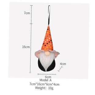 Doll Faceless Pumpkin Bat Home Halloween Dwarf Rudolph