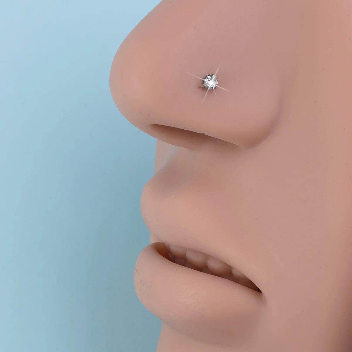 61PCS Nose Piercing Kit Including 1pc Disposable Nose Pierci
