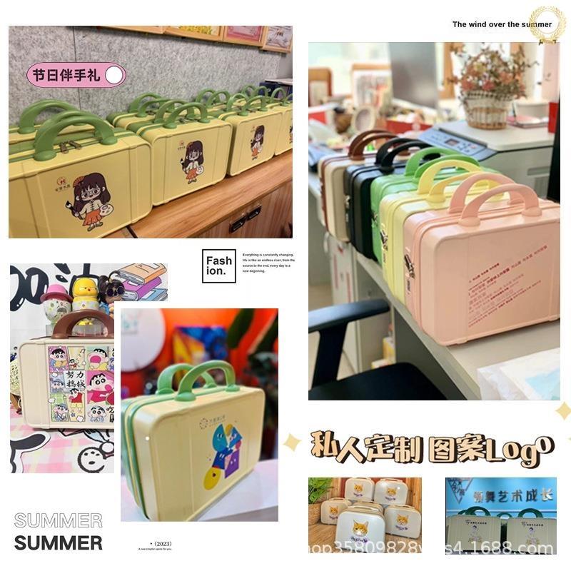 Suitcase for women makeup bag Small Draw-bar box Luggage 14