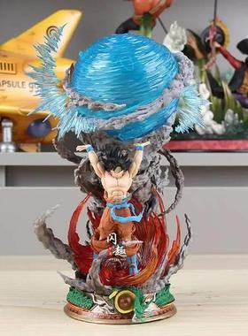 25cm Son Goku Dragon Ball Anime Figure Super Genki Bomb Lumi