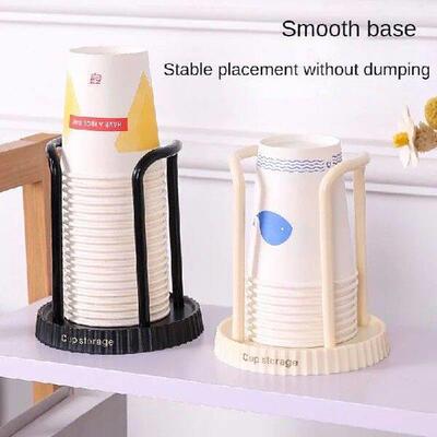 Disposable Cup Storage Holder Rack Water Tea Cups Shelf