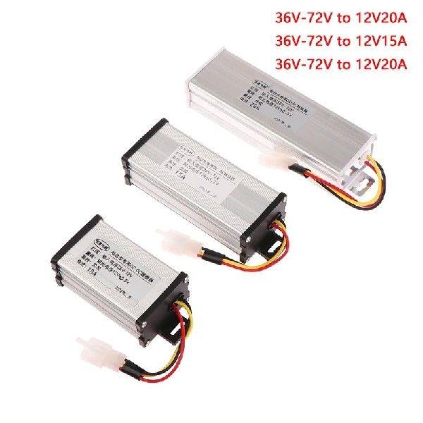 DC 36/48/60/72V To 12V 10A 15A 20A 180W Electric Vehicle DC