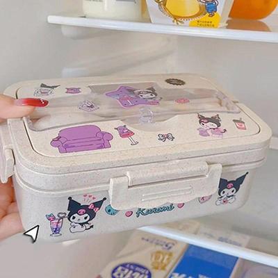 Miniso Cinnamoroll Kuromi My Melody Heatable Lunch Box Stud