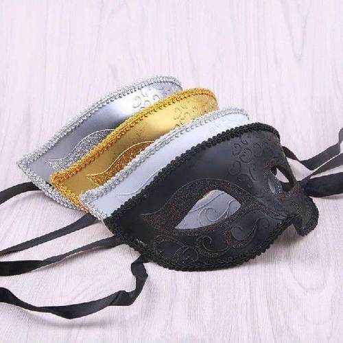 1Pcs Masquerade Masks for Couple Venetian Woman Lace Men PP