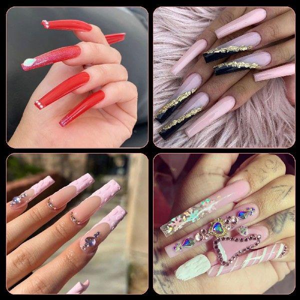 360Pcs Set Fake Nail Tips Polish Extension Fingernail