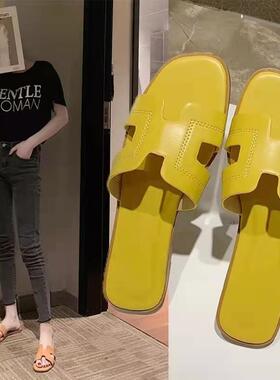 41size beach slippers women fashion flat sandals summer plus