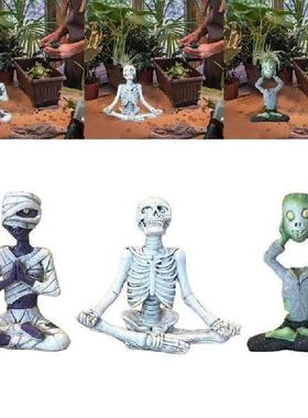 Eye Catching Halloween Mummy Skull Ornament for Halloween