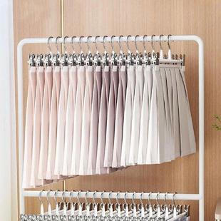 Clip Pants Hanger Space Saving Trouser Hangers 8-pack