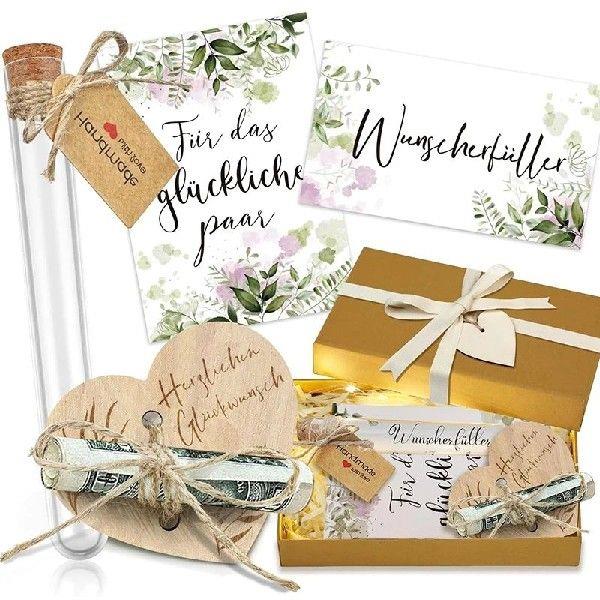 1Set Wedding Favors For Bride And Groom With Lighted