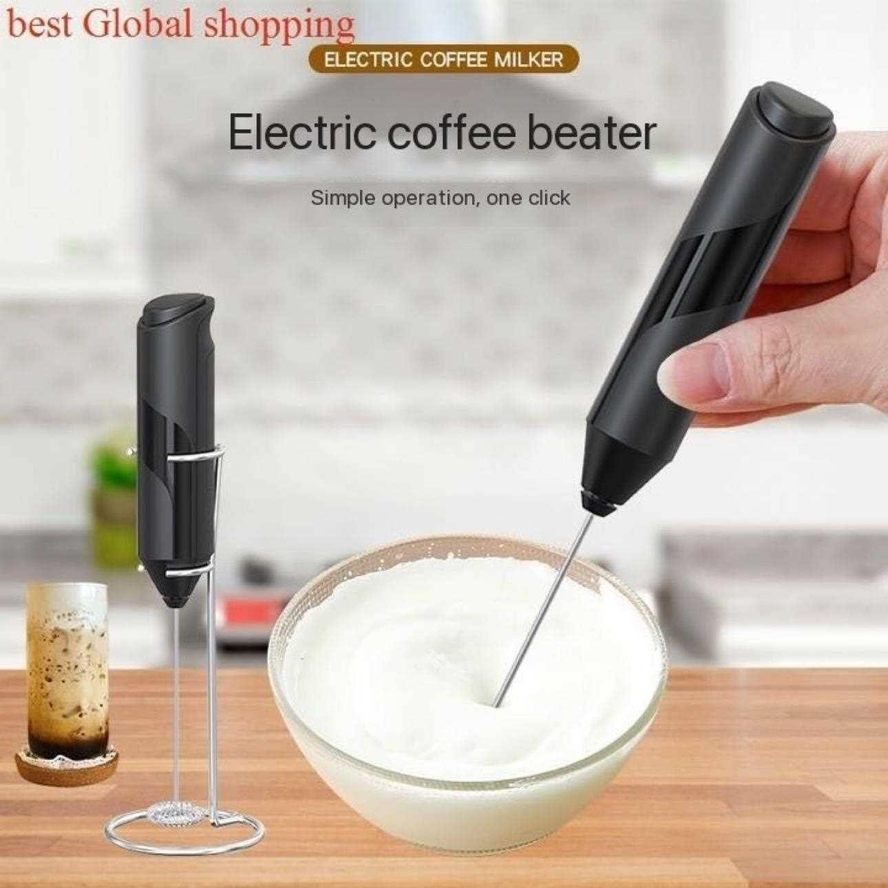 Milk Drink Coffee Whisk Mixer Electric Egg Beater Frother