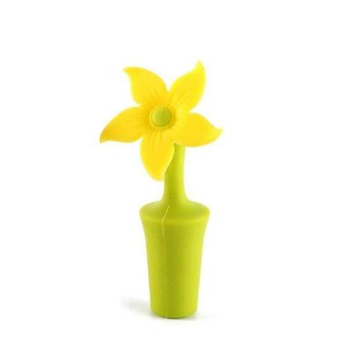Creative Floral Silicone Wine Bottle Stopper Wine Beer