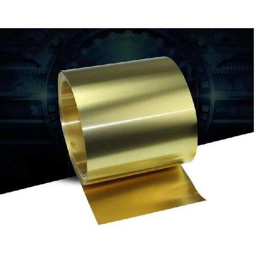 1Meter/Roll Thin Brass Sheet Strip Gold Film High Purity