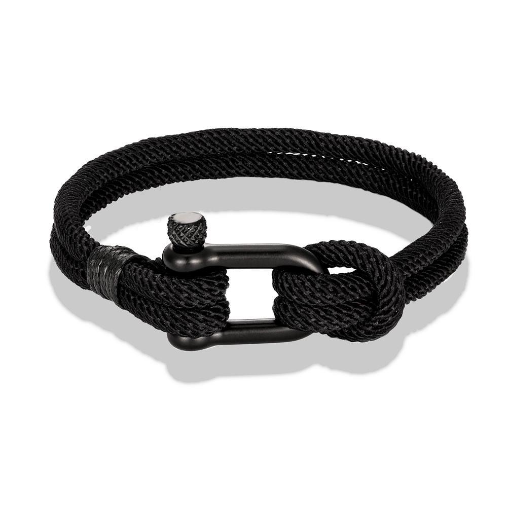 Men U shape Survival Bracelet Outdoor Camping Rescue