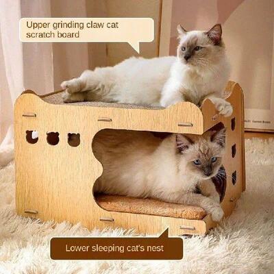 House Cat Scratcher Board Bed Cat Scratching Pads Pet