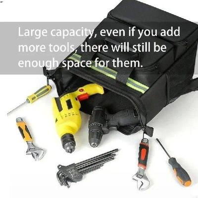 E74E Professional Electrician Tool Backpack with Humanized