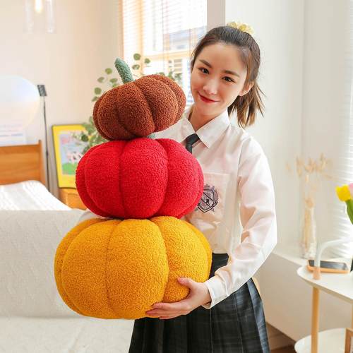 Cross border Pumpkin Pillow Plush Toy Cushion Pumpkin Sofa