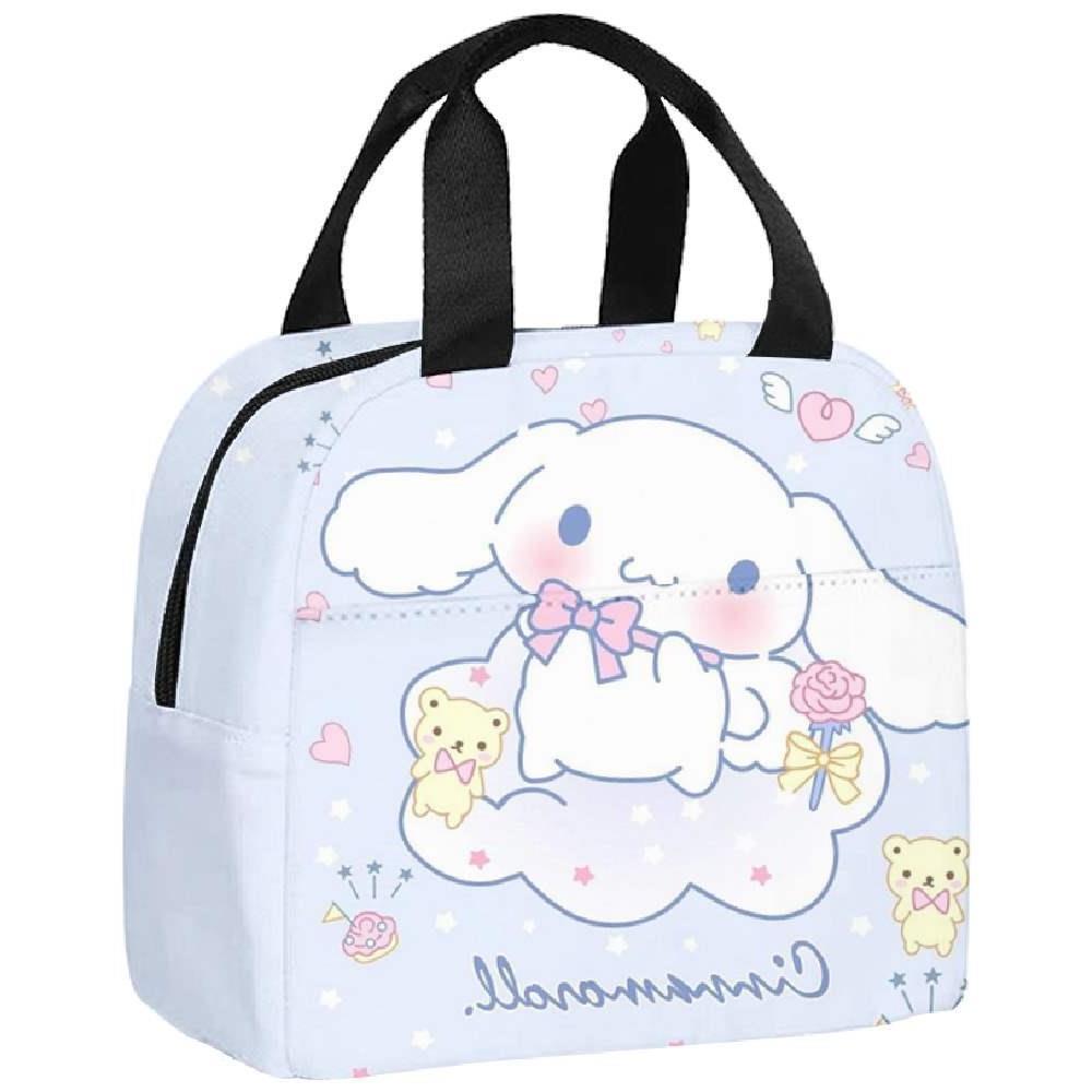Sanrio Anime Cute Cinnamoroll Insulated Cooler Lunch Box Bag
