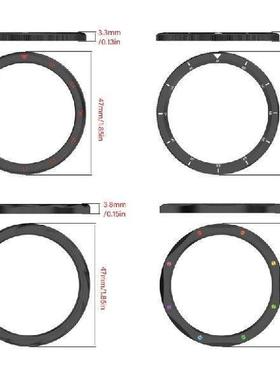 Steel Bezel Watch Bezel Multifunction Steel Bezel Enhances