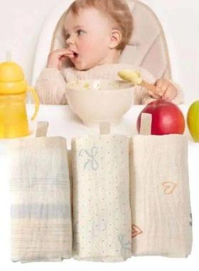 Cotton Infant Face Towels 3pcs Multipurpose Burp Cloth Soft