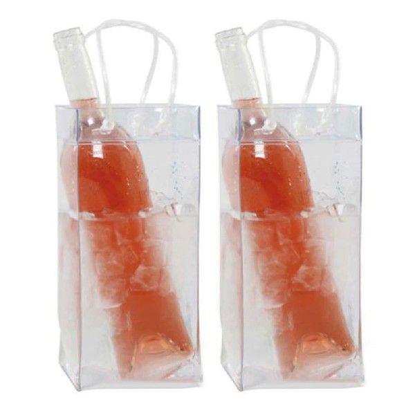 Foldable Wine Bag Ice Bag Wine Beer Champagne Bucket Drink