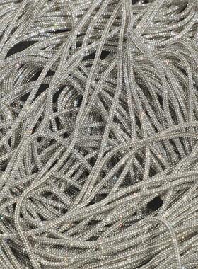 2 Yards Rhinestone Rope Glitter 4mm Crystal Tube Cord Trimmi