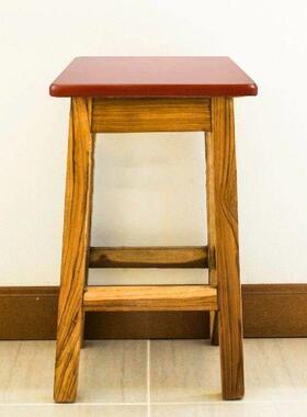 Wooden Square Stool Seat Replacement 33x25cm Rectangle