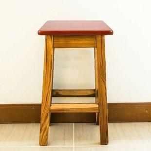Wooden Square Stool Seat Replacement 33x25cm Rectangle