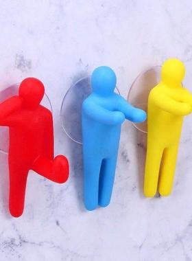 6 Pcs Bathroom Hooks Towel Hangers Storage Toothbrush